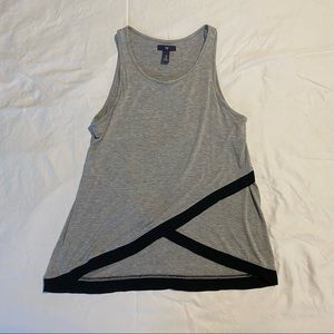 Gap gray tank with black trim size medium